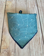 X marks the spot tie on Dog Bandana