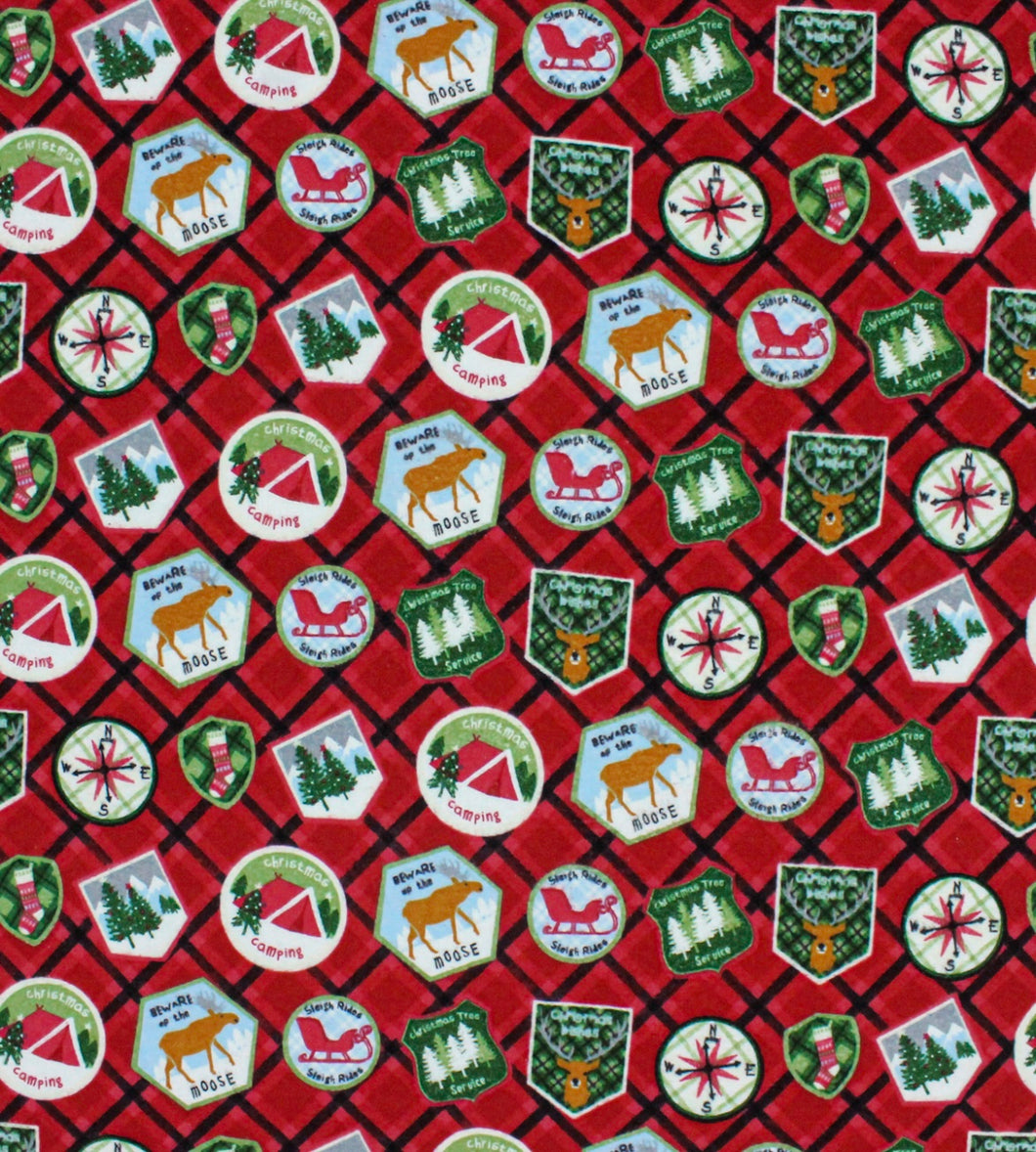 Tie On Christmas Ranger Dog Bandana