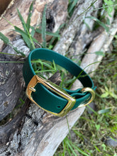 Vegan Leather Dog Collars 3/4” - Brass