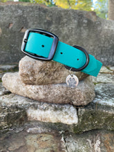 Vegan Leather Dog Collars 1" - Gunmetal
