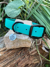 Vegan Leather Dog Collars 1" - Gunmetal