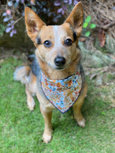 Tie On Fall Floral Dog Bandana