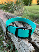 Vegan Leather Dog Collars 1" - Gunmetal