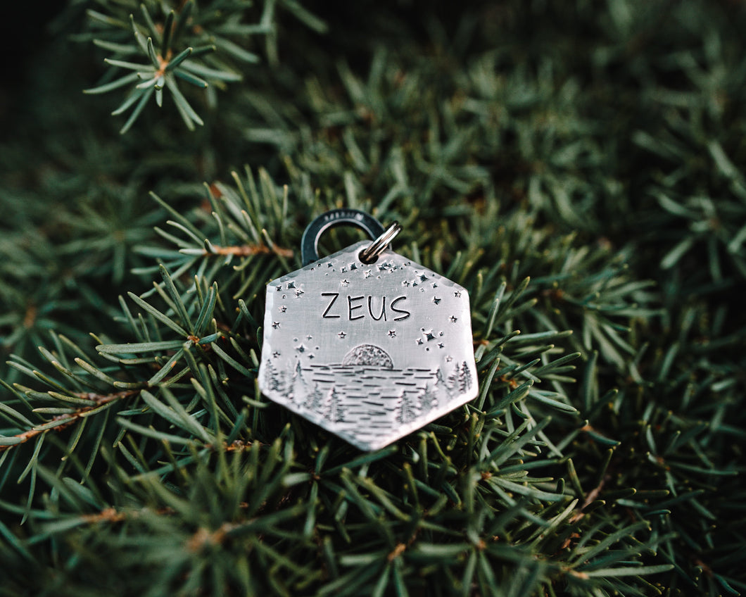 Crater Lake Dog Tag