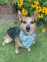 Food Truck Fun Tie on Dog Bandana
