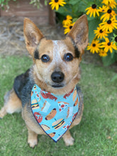 Food Truck Fun Tie on Dog Bandana