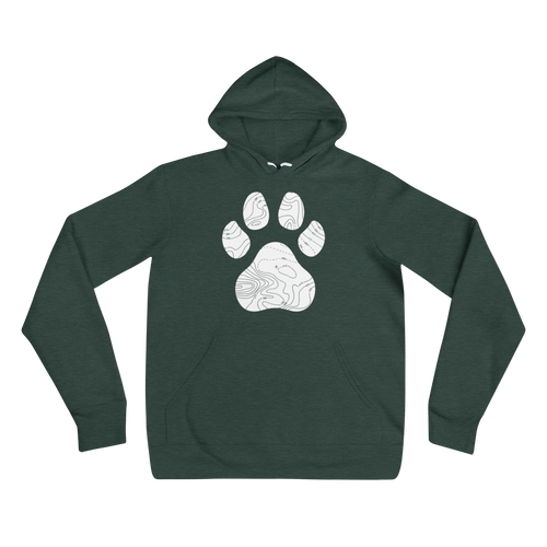 Topographic Paw Hoodie