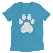 Topographic Paw Print Tee