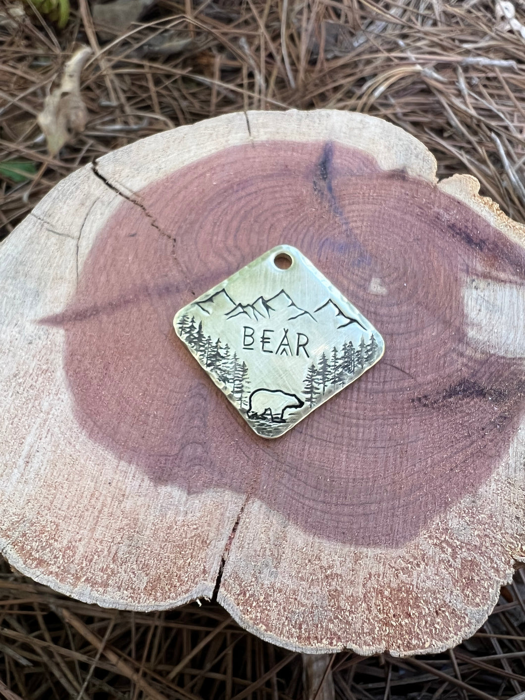 Grizzly Dog Tag