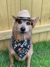 Tie On Cowboy Dog Bandana