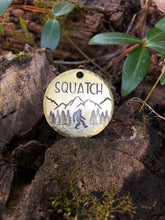 Sasquatch Dog Tag