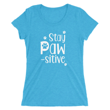Stay Pawsitive Tri-Blend Tee